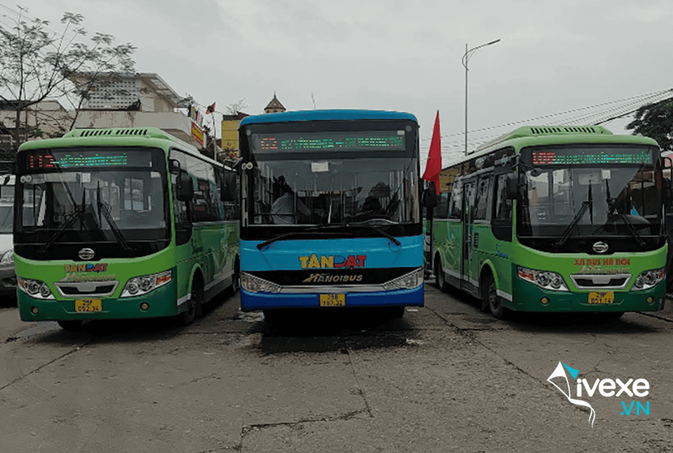Khu vực dành cho phương tiện ra vào bến xe Thường Tín