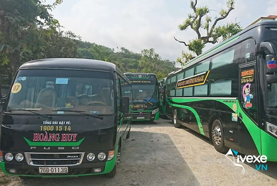 Nhà xe Hoàng Huy từ bến xe Long An đi Quảng Ngãi