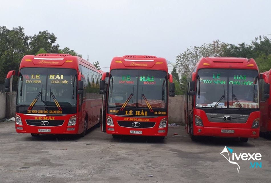 Nhà xe Lê Hải từ bến xe Châu Đốc đi Tây Ninh