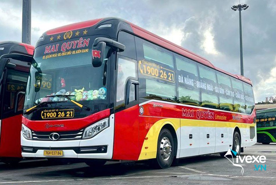 Nhà xe Mai Quyên từ Bến xe Hà Tiên đi Đà Nẵng