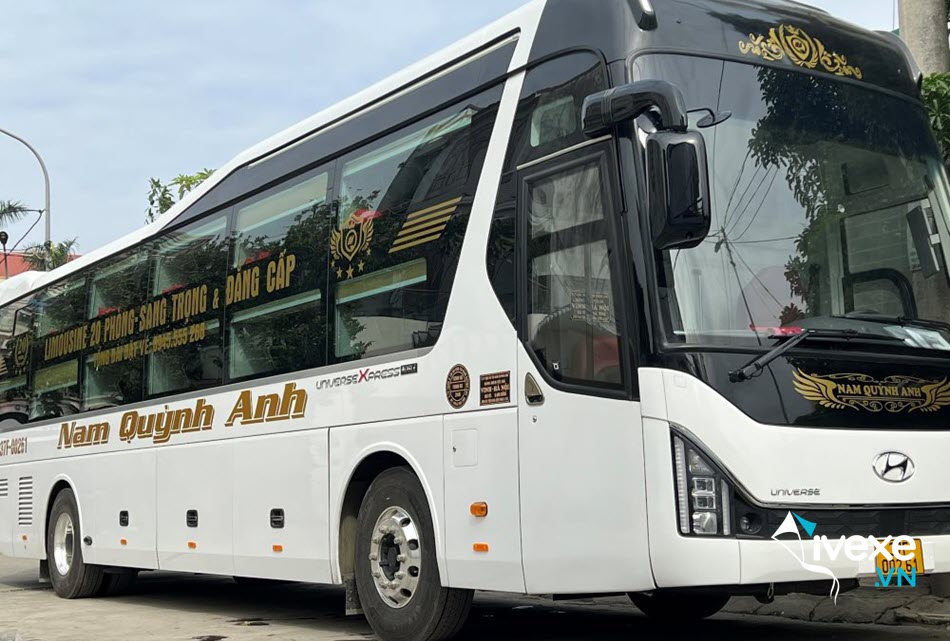 Nhà xe Nam Quỳnh Anh tuyến bến xe Đan Phượng đi Nghệ An
