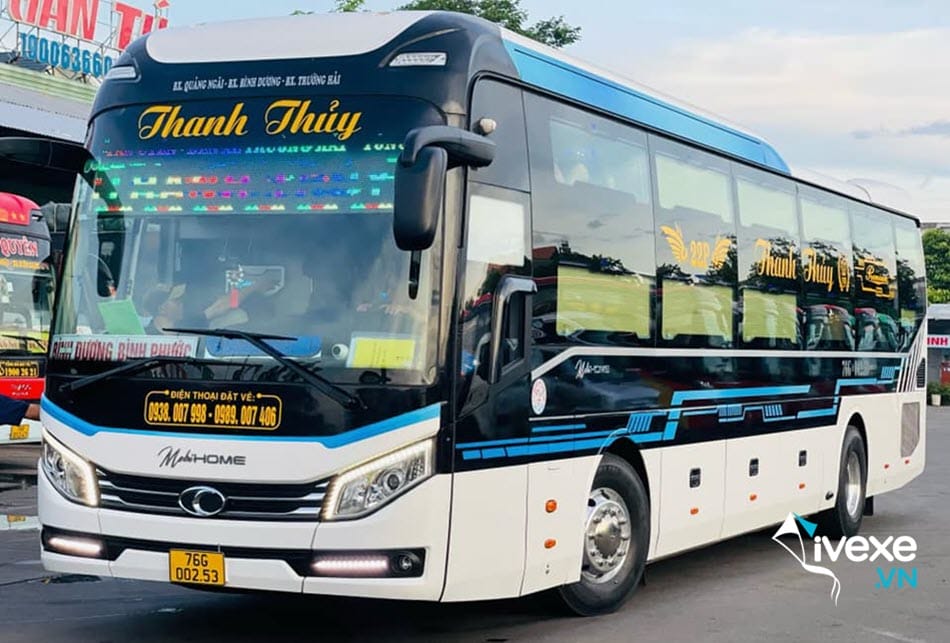Nhà xe Thanh Thủy từ bến xe Phú Chánh đi Quảng Ngãi