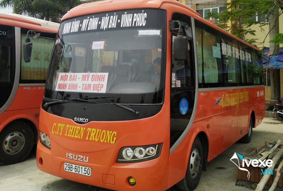 Nhà xe Thiên Trường từ bến xe Vĩnh Yên đi Ninh Bình