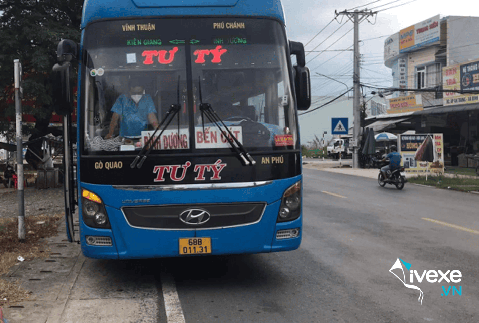 Nhà xe Tư Tý đi Bình Dương từ bến xe Hà Tiên