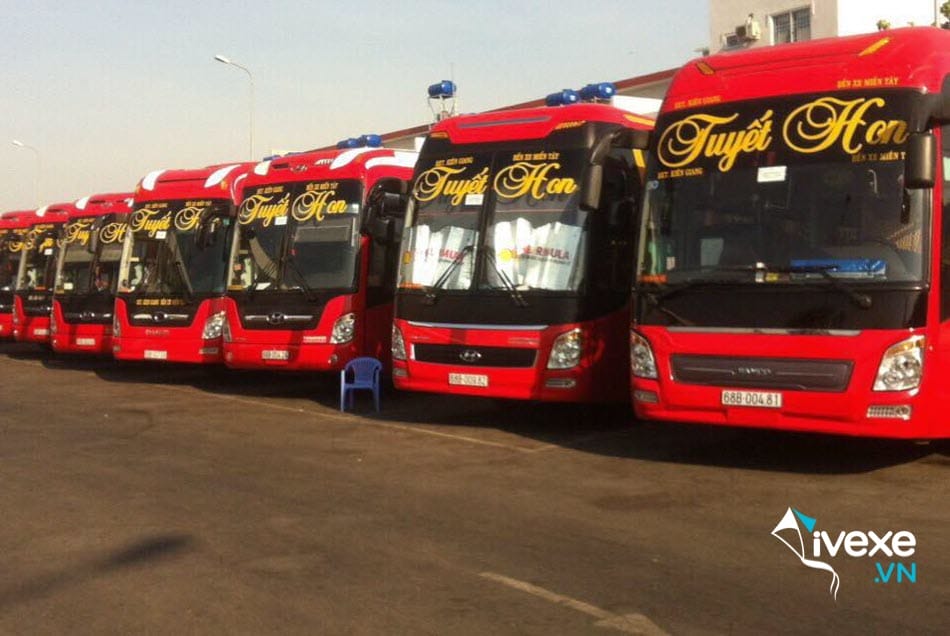 Nhà xe Tuyết Hon từ bến xe Sa Đéc đi Kiên Giang