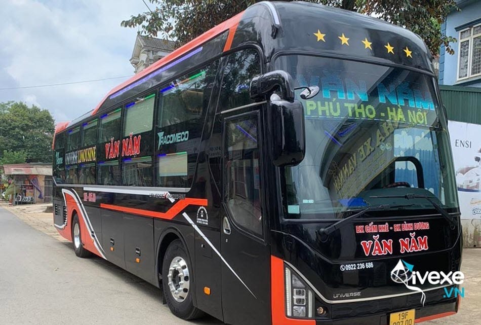 Nhà xe Văn Năm từ bến xe Phúc Yên đi Bình Dương