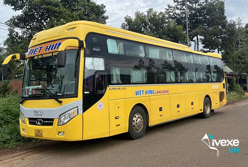 Nhà xe Việt Hưng từ bến xe Thái Bình đi Gia Lai