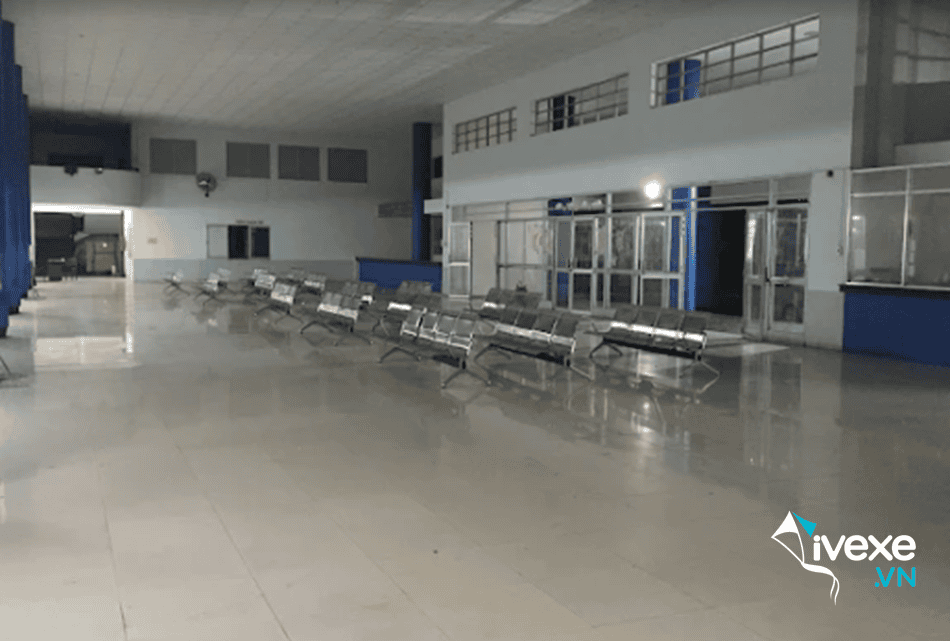 Phòng chờ dành cho khách tại bến xe Châu Đốc