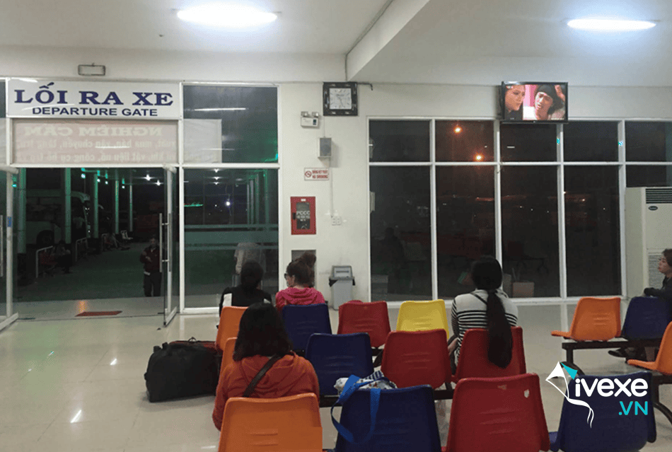 Phòng chờ dành cho khách tại bến xe Rạch Giá