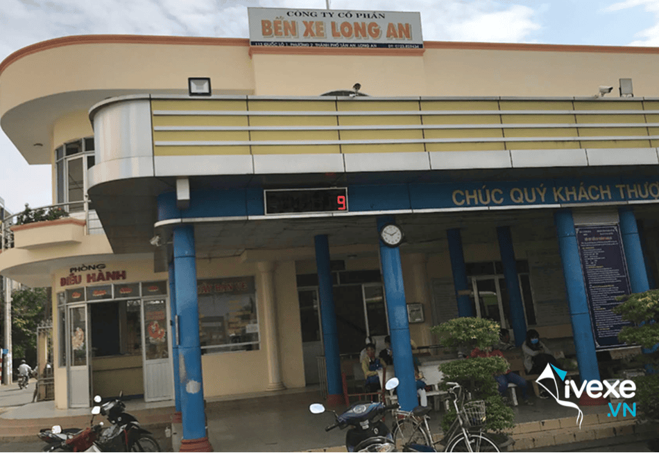 Phòng chờ tại bến xe Long An