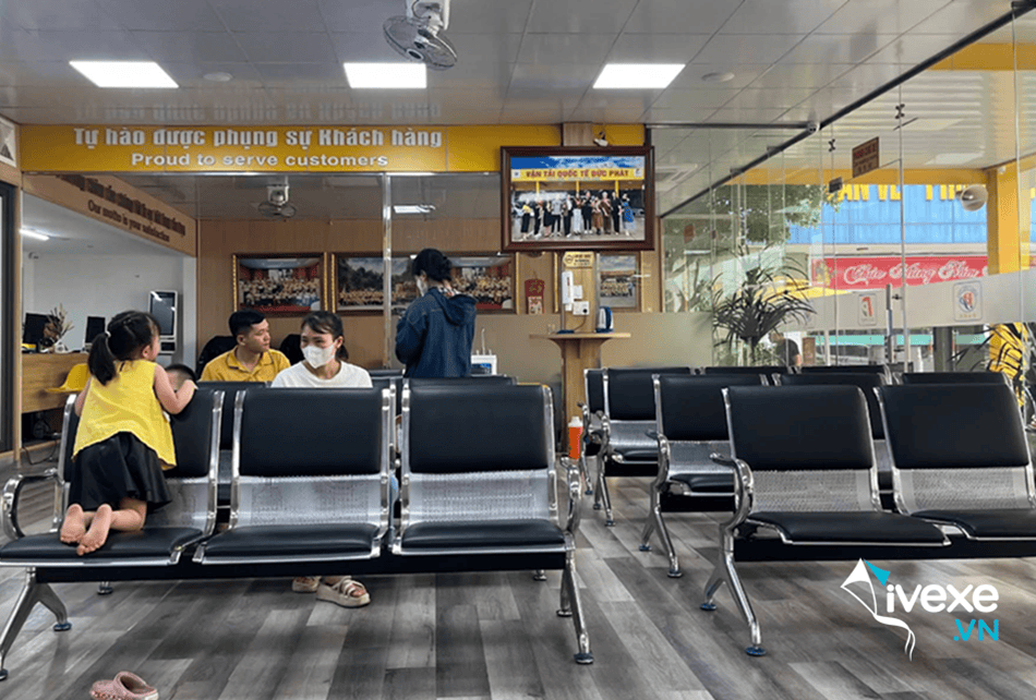 Phòng chờ tại bến xe phía Bắc Thanh Hóa