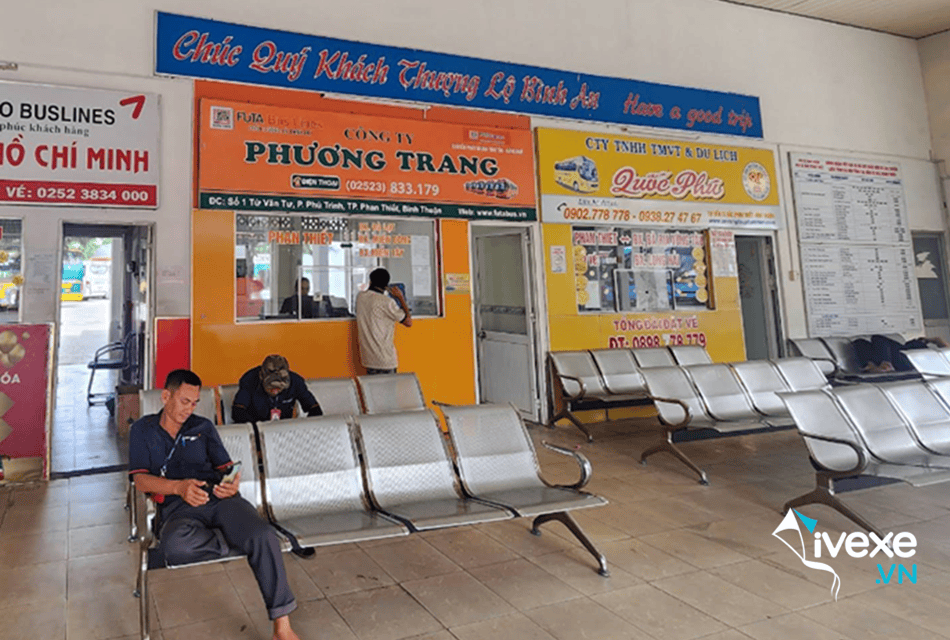 Phòng vé nhà xe tại bến xe Bắc Phan Thiết