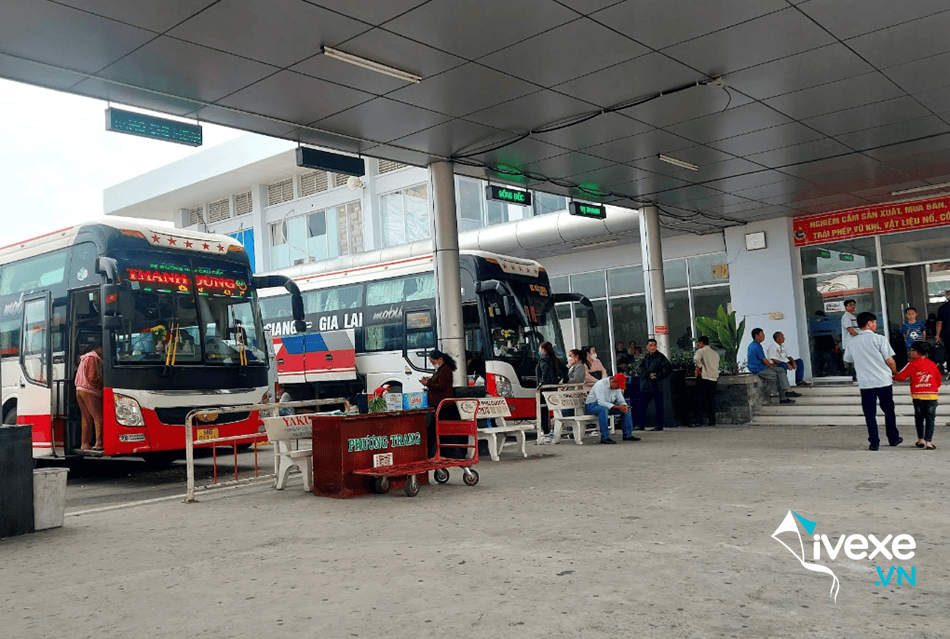 Phương tiện dừng đỗ tại bến xe Kiên Giang