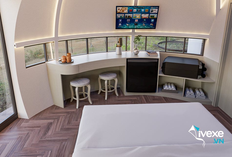 Tiện nghi Bing Boong Hotel gần bến xe Phương Trang bảo Lộc