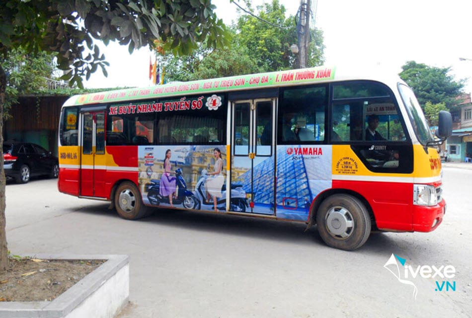 Tuyến xe buýt số 4 đến bến xe phía Tây Thanh Hóa