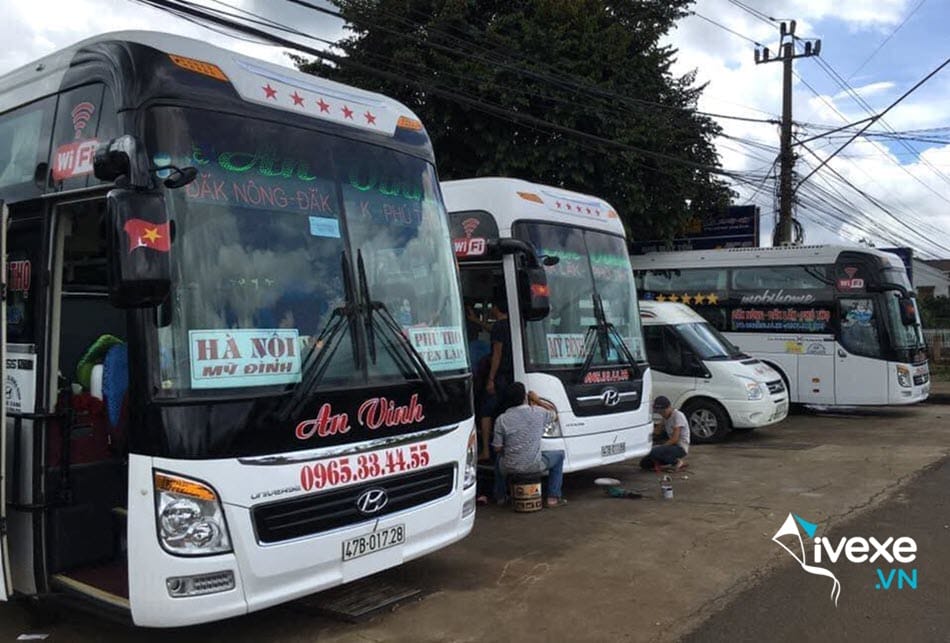 Xe khách An Vinh từ bến xe phía Bắc Buôn Ma Thuột đi Yên Bái