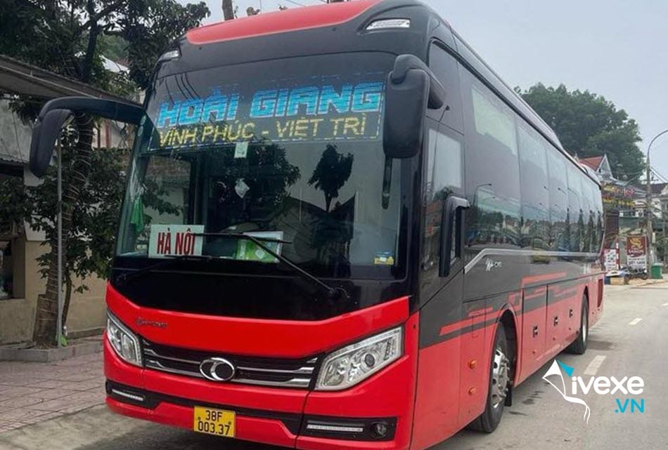 Xe khách Hoài Giang từ bến xe Vĩnh Yên đi Hà Tĩnh