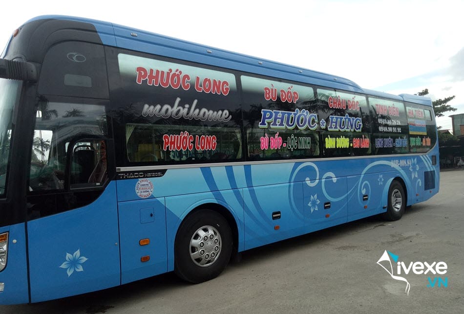 Xe khách Phước Hưng đi Bình Phước từ bến xe Rạch Giá