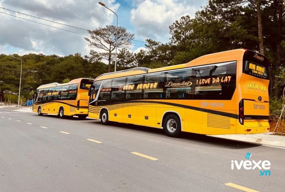 Nhà xe An Anh Limousine - Xe giường nằm đôi tuyến Sài Gòn đi Đà Lạt - Lâm Đồng