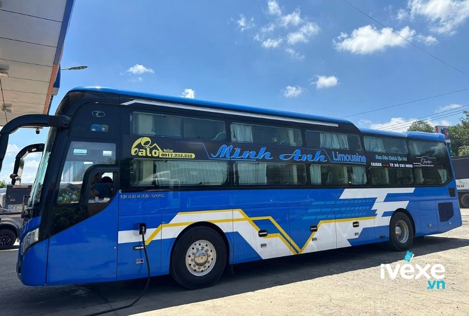 Nhà xe Minh Anh tuyến Bến xe Phía Nam đi Buôn Ma Thuột đi Sài Gòn