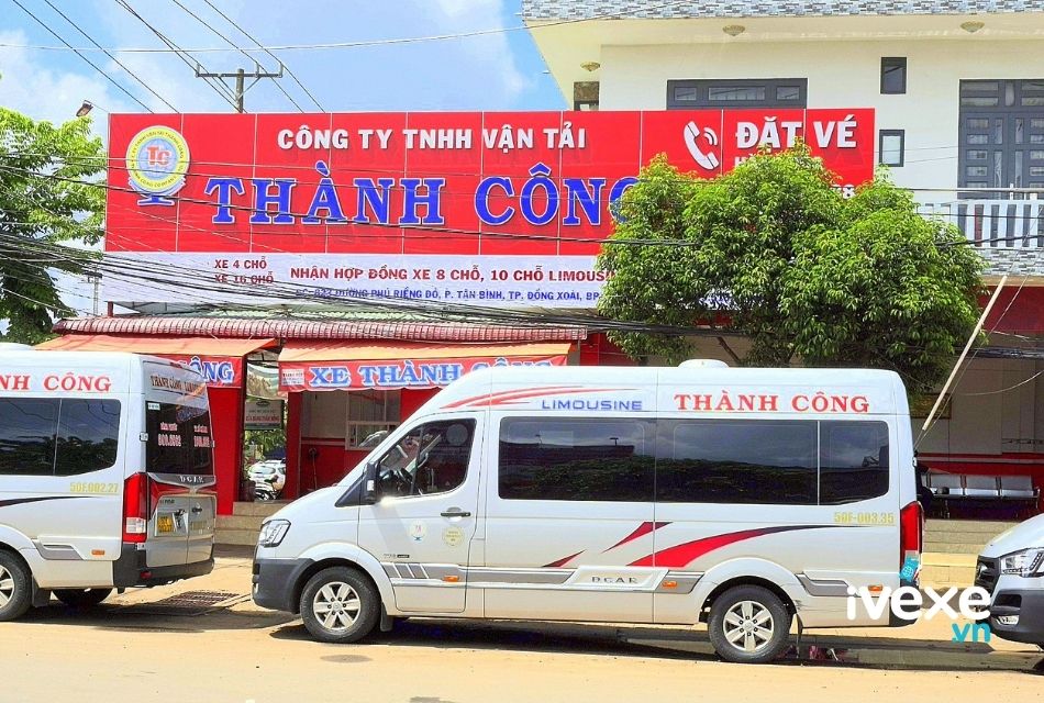 Nhà xe Thành Công - Xe Limousine tuyến Sài Gòn đi Bình Phước chất lượng cao
