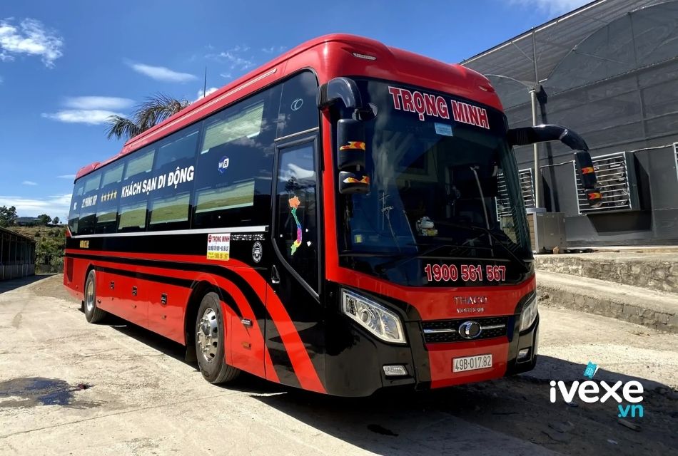 Nhà xe Trọng Minh tuyến Sài Gòn đi Đà Lạt phục vụ xe giường nằm đôi cao cấp