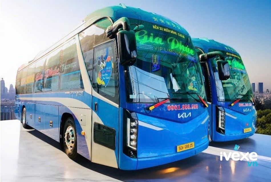 Nhà xe Gia Phúc tuyến Sài Gòn đi Phan Thiết xe giường nằm đôi cao cấp