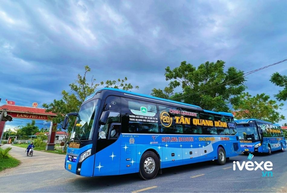 Nhà xe Tân Quang Dũng: Xe giường nằm chạy tuyến Sài Gòn đi Đà Nẵng