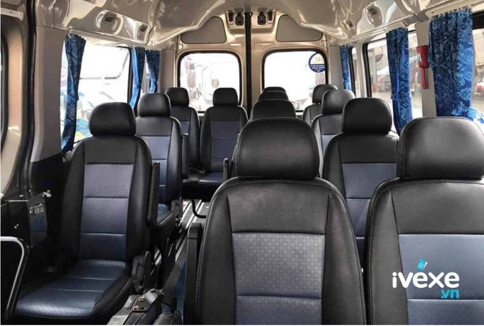 Dòng xe ghế ngồi 16 chỗ của nhà xe Diệu Hiền