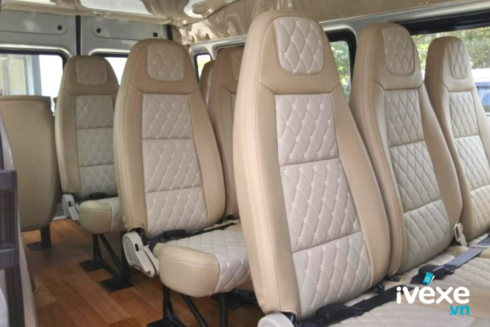 Dòng xe ghế ngồi 16 chỗ của nhà xe Hải Vỹ