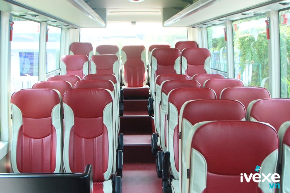 Dòng xe ghế ngồi 29 chỗ của nhà xe Hải Nam (Thái Nguyên)