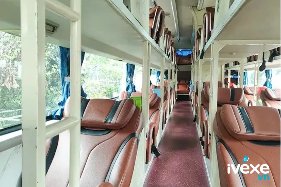 Dòng xe giường nằm 40 chỗ của nhà xe Hoàng Hưng