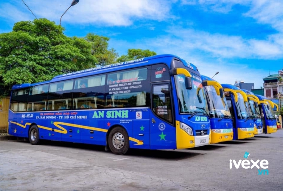 Nhà xe An Sinh chuyên vận chuyển hành khách tuyến Sài Gòn đi Hải Dương