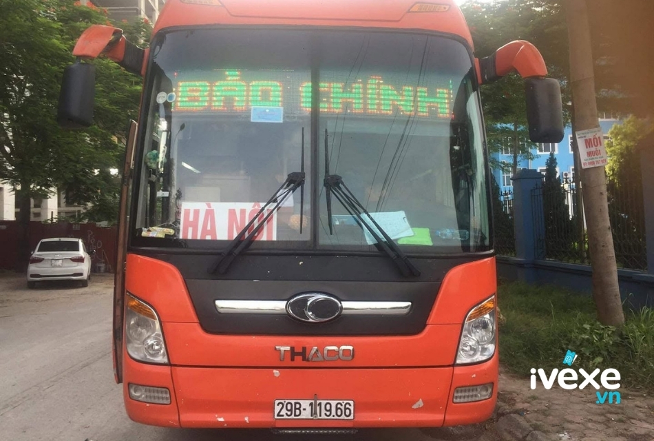 Nhà xe Bảo Chính chuyên vận chuyển hành khách tuyến Hà Nội - Nghệ An