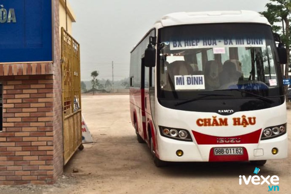 Nhà xe Chăm Hậu chuyên phục vụ tuyến Hà Nội - Bắc Giang
