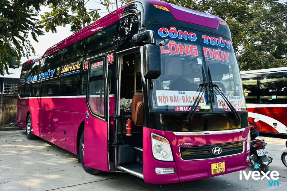 Nhà xe Công Thủy chuyên phục vụ tuyến Bắc Ninh - Yên Bái