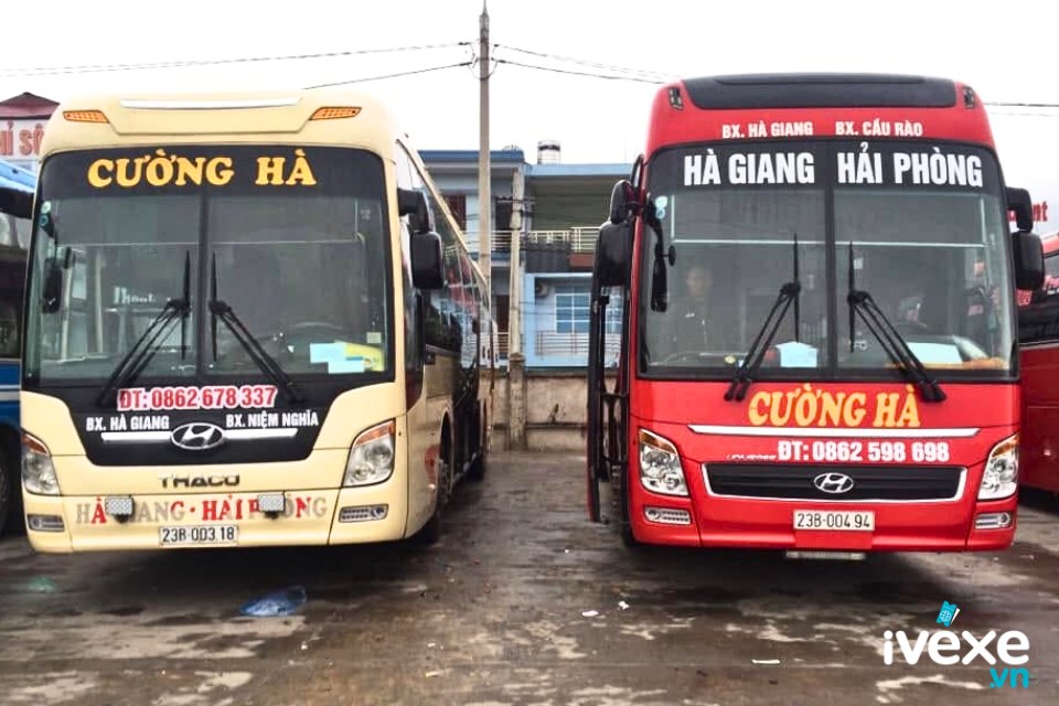 Nhà xe Cường Hà chuyên tuyến Hà Giang đi Nghệ An
