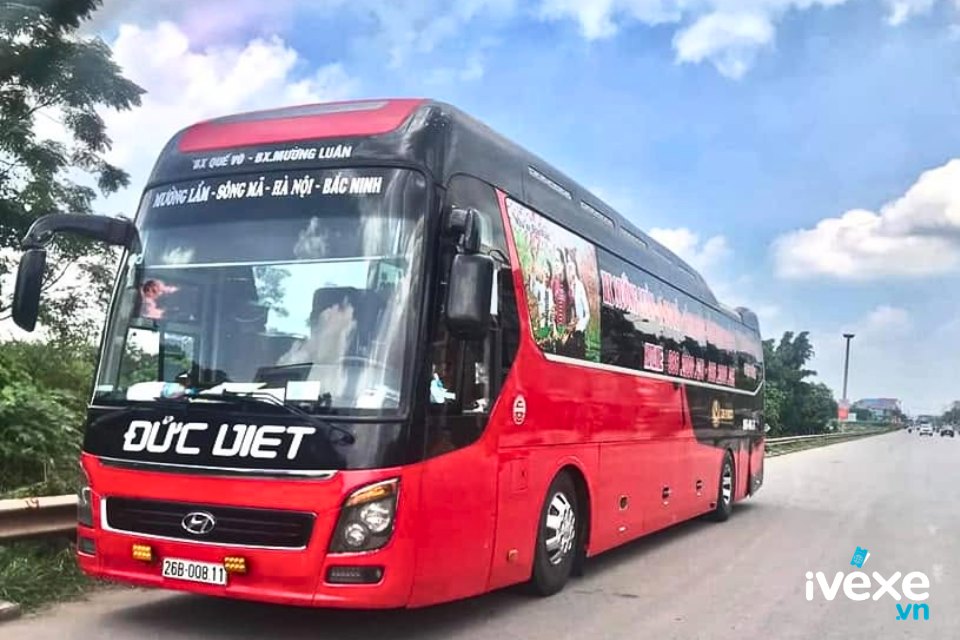 Nhà xe Đức Việt chuyên phục vụ tuyến Điện Biên đi Bắc Giang