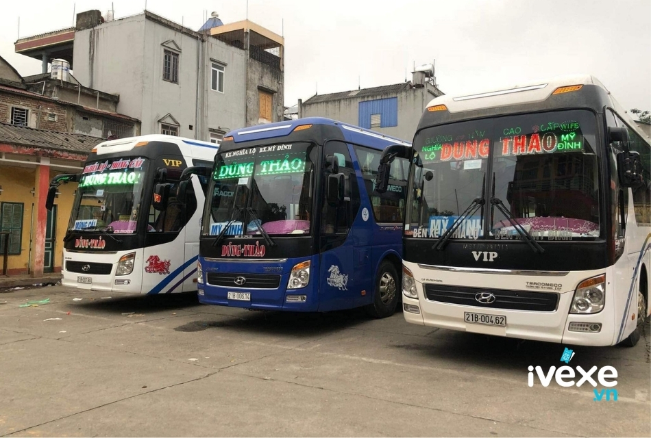 nhà xe Dũng Thảo chuyên phục vụ hành khách tuyến Hà Nội - Yên Bái