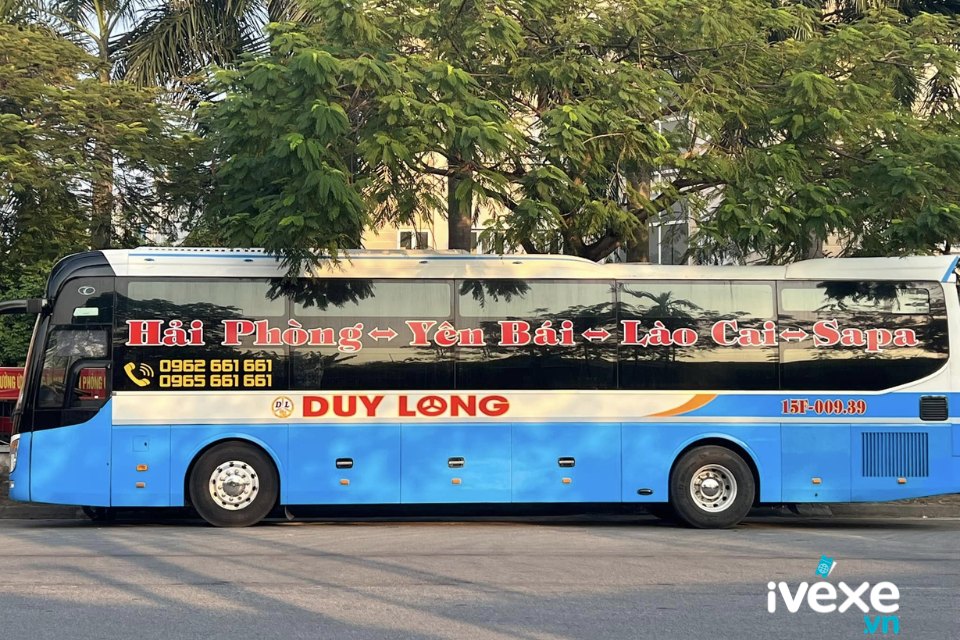 Nhà xe Duy Long chuyên khai thác tuyến Hải Phòng đi Lào Cai
