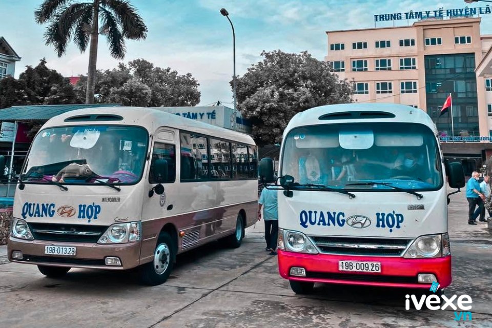 Nhà xe Quang Hợp chuyên phục vụ tuyến Sơn La đi Tuyên Quang