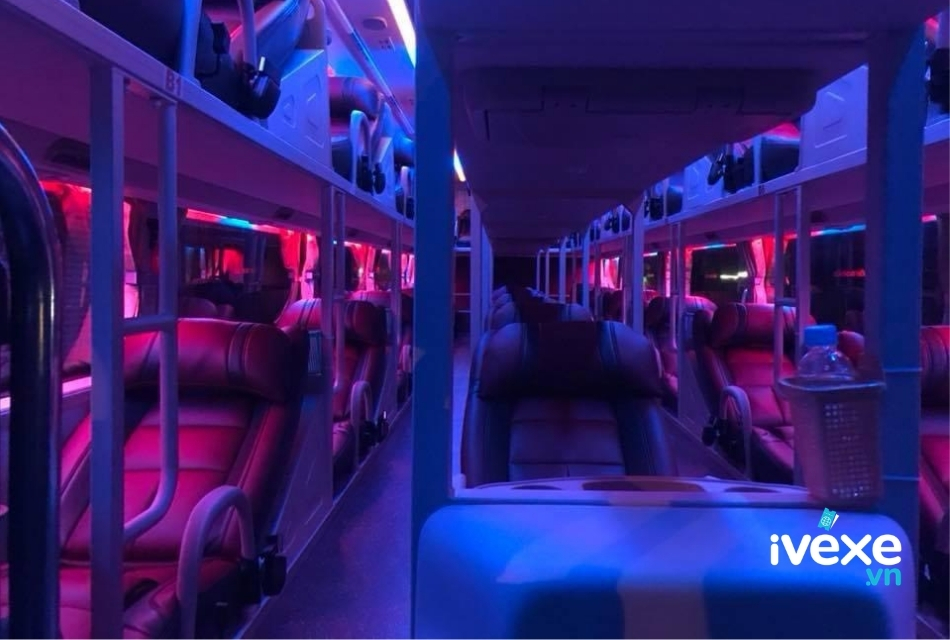 Nội thất dòng xe giường nằm 40 chỗ của nhà xe Bảo Chính