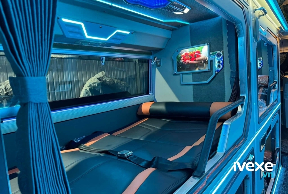 Không gian xe giường Limousine 22 phòng của nhà xe Hà Sáng