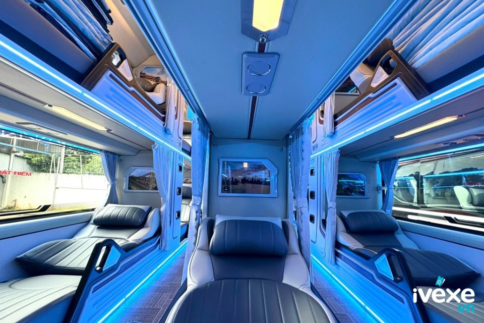 Trải nghiệm giường nằm Limousine 22 - 32 phòng của nhà xe Bá Hiệp Limousine