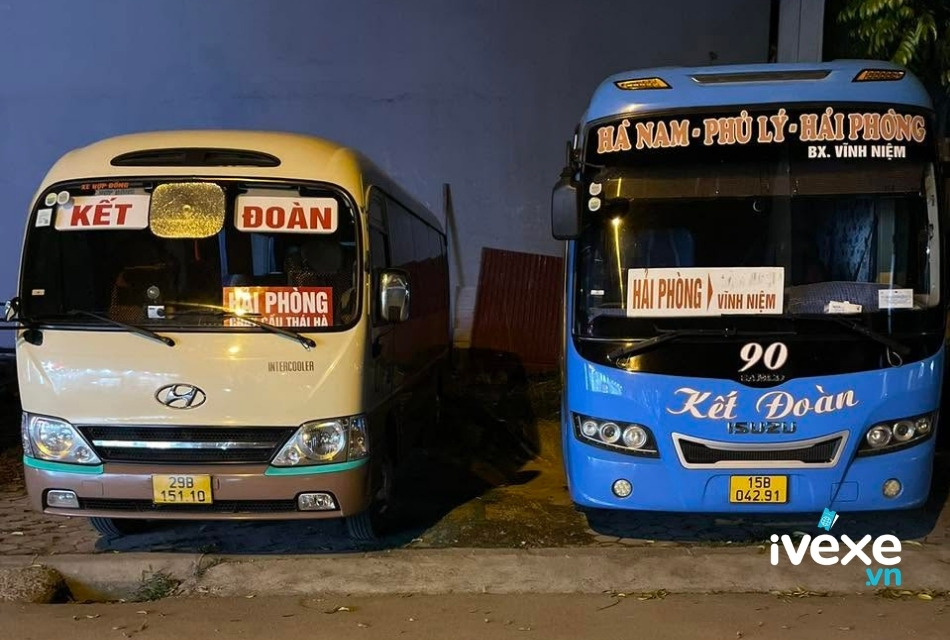Nhà xe Kết Đoàn 90 chuyên phục vụ hành khách tuyến Hải Phòng đi Hà Nam