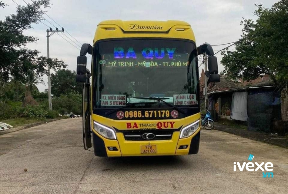 Nhà xe Ba Quy phục vụ hành khách bằng xe giường nằm cao cấp