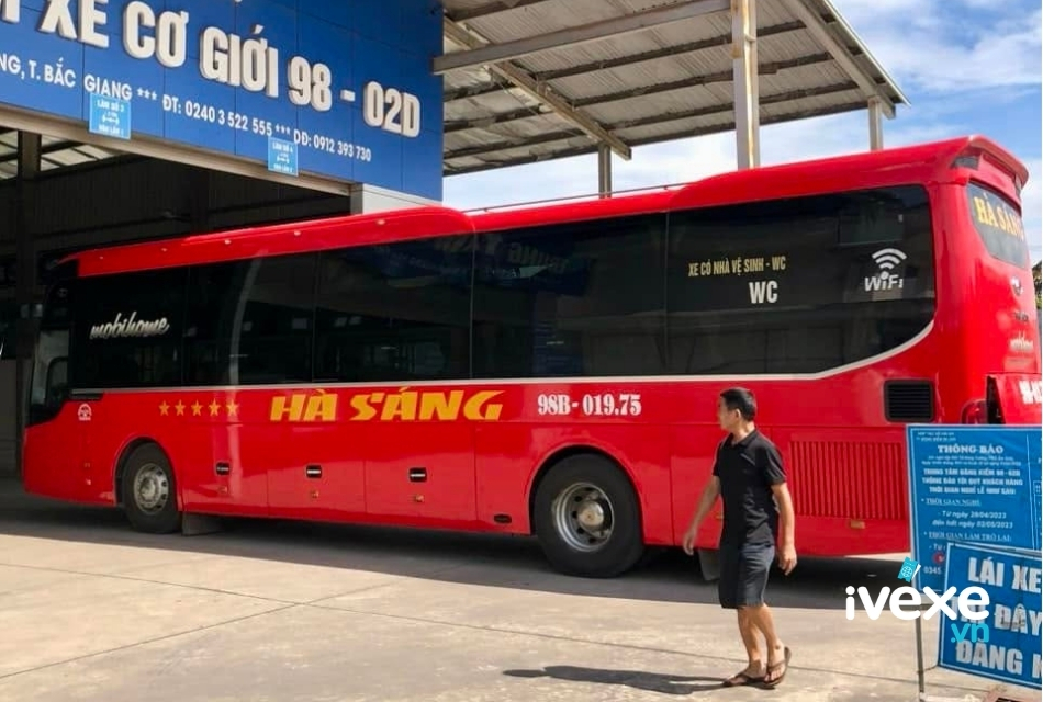 Nhà xe Hà Sáng chuyên phục vụ hành khách từ Sài Gòn đi Bắc Giang