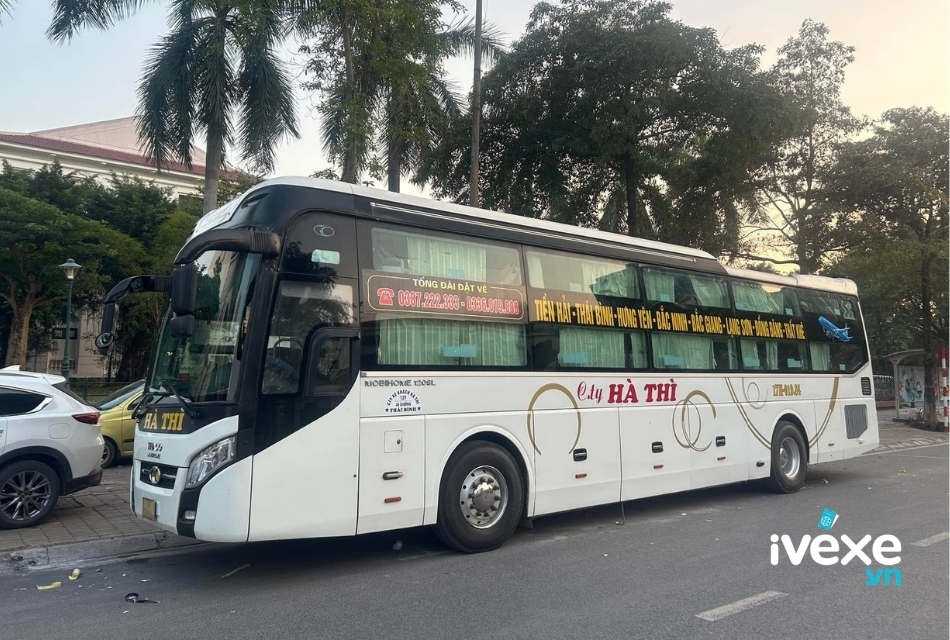 Nhà xe Hà Thì chuyên vận hành tuyến Thái Bình đi Lạng Sơn