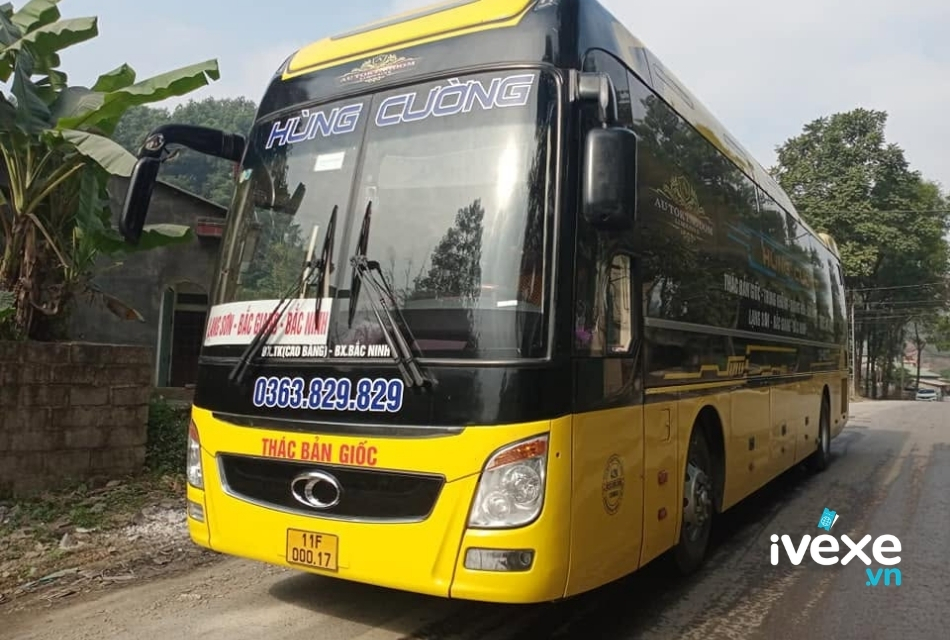 Nhà xe Hùng Cường (Cao Bằng) chuyên phục vụ hành khách từ Bắc Giang đi Cao Bằng