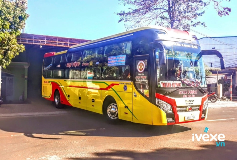 Nhà xe Ngọc Vượng chuyên phục vụ hành khách tuyến Lâm Đồng đi Thái Bình